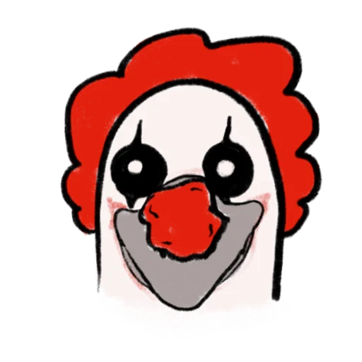 🤡 Стикер «Чайка Чипс» для Telegram