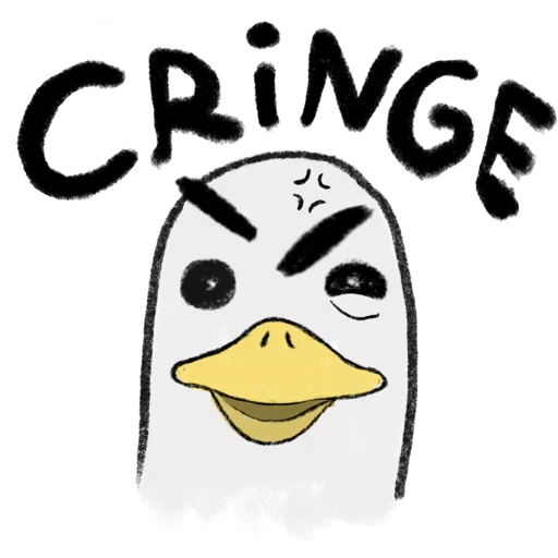 🤨 Стикер «Чайка Чипс» для Telegram