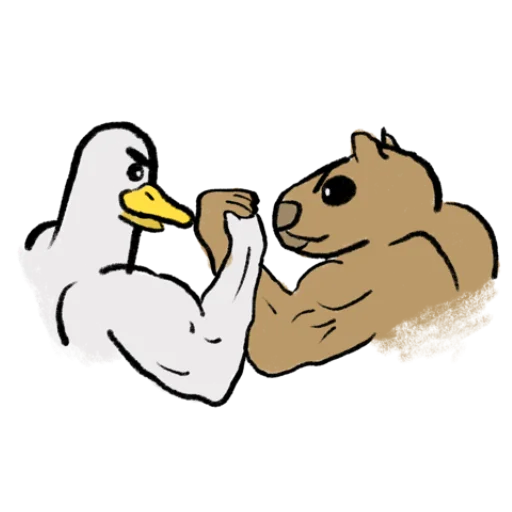 💪 Стикер «Чайка Чипс» для Telegram