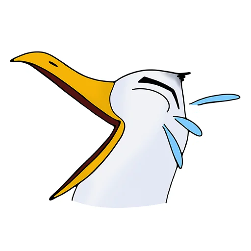 😂 Стикер «Чайка JEFF» для Telegram