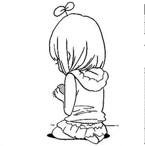😔 Стикер «Сияние утра и Касэ сан» для Telegram