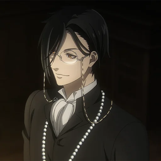🔲 Стикер «Sebastian Michaelis» для Telegram