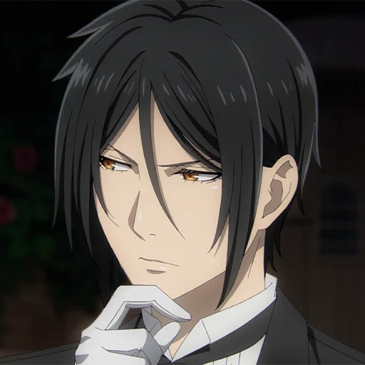 🔲 Стикер «Sebastian Michaelis» для Telegram