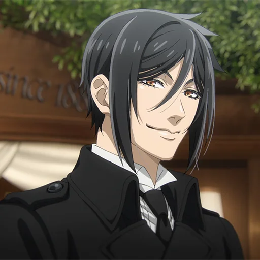 🔲 Стикер «Sebastian Michaelis» для Telegram