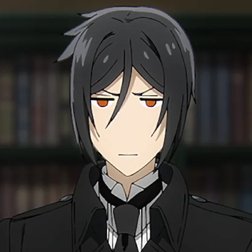 🔳 Стикер «Sebastian Michaelis» для Telegram