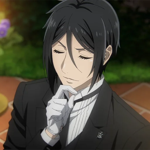 🔲 Стикер «Sebastian Michaelis» для Telegram