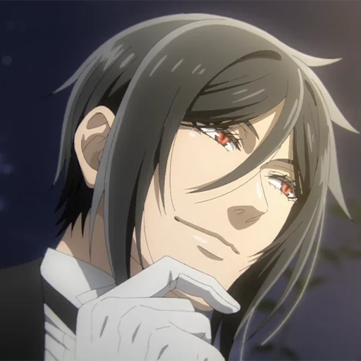 🔲 Стикер «Sebastian Michaelis» для Telegram