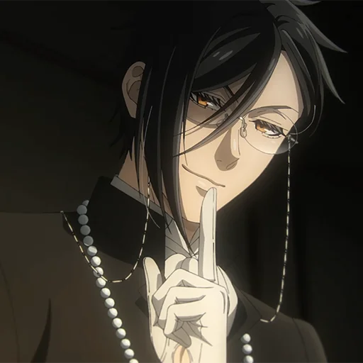 🔲 Стикер «Sebastian Michaelis» для Telegram