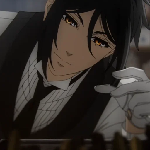🔲 Стикер «Sebastian Michaelis» для Telegram