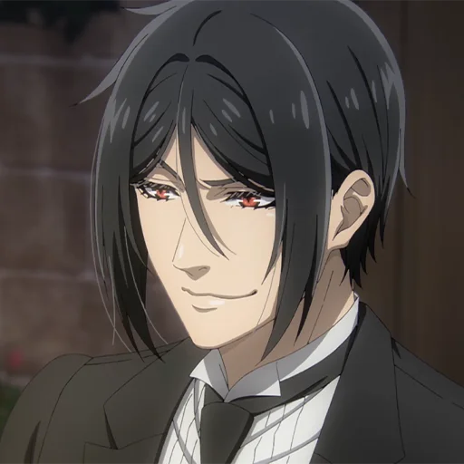 🔳 Стикер «Sebastian Michaelis» для Telegram