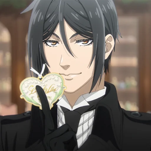🔳 Стикер «Sebastian Michaelis» для Telegram