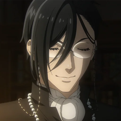 🔲 Стикер «Sebastian Michaelis» для Telegram