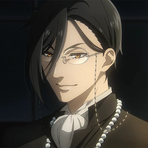 🔲 Стикер «Sebastian Michaelis» для Telegram