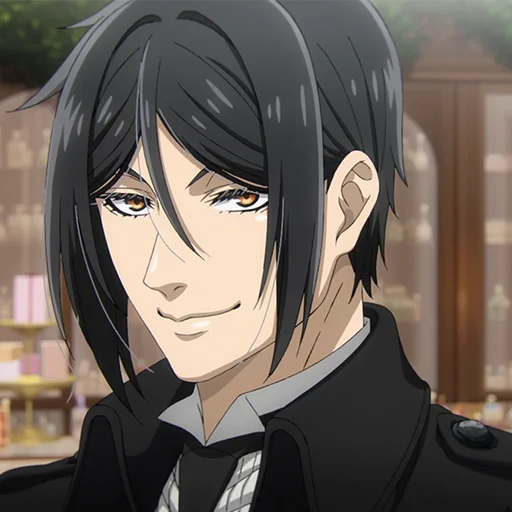 🔲 Стикер «Sebastian Michaelis» для Telegram
