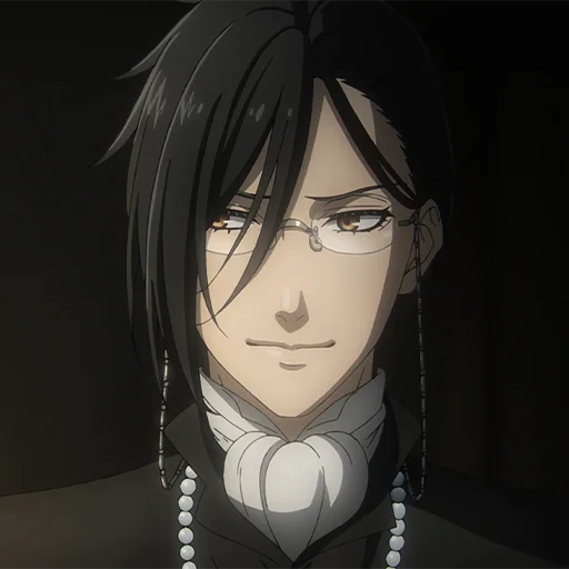 🔳 Стикер «Sebastian Michaelis» для Telegram
