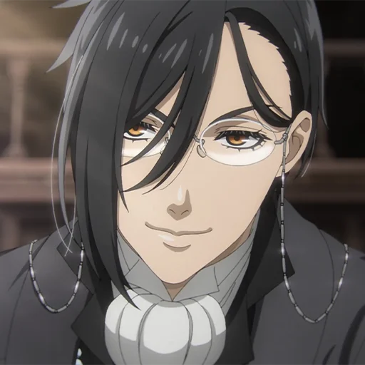 🔳 Стикер «Sebastian Michaelis» для Telegram