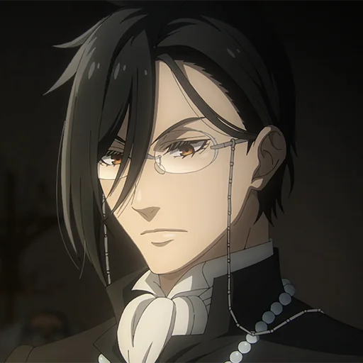 🔳 Стикер «Sebastian Michaelis» для Telegram