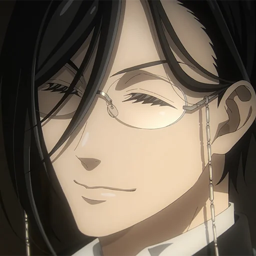 🔳 Стикер «Sebastian Michaelis» для Telegram