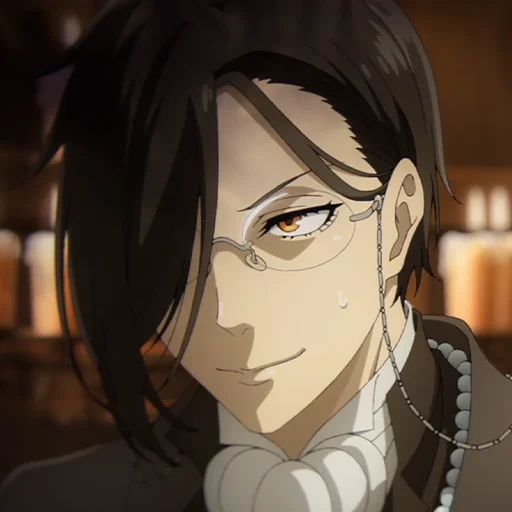 🔲 Стикер «Sebastian Michaelis» для Telegram