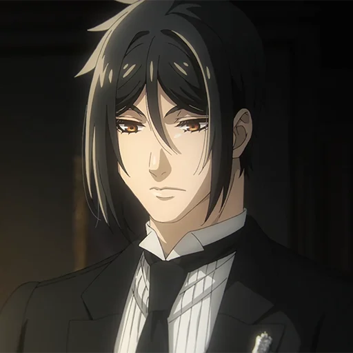 🔳 Стикер «Sebastian Michaelis» для Telegram
