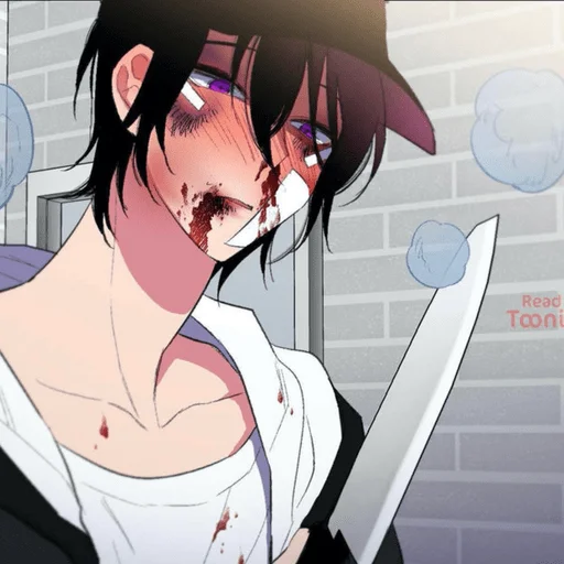 🔪 Стикер «МОЙ ЛЮБИМЫЙ ЯНДЕРЕ БОЙ» для Telegram