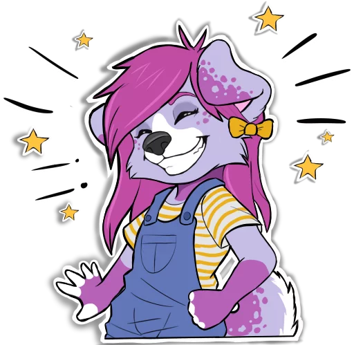 🌟 Стикер «Secret puppies» для Telegram