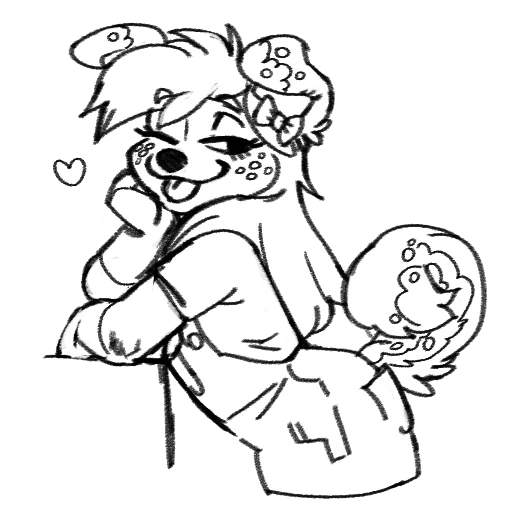 😘 Стикер «Secret puppies» для Telegram