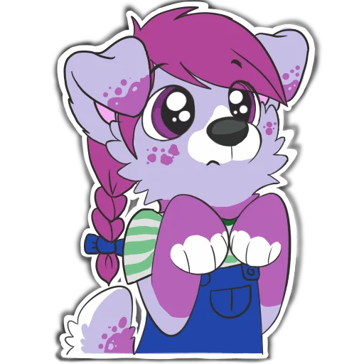 🥺 Стикер «Secret puppies» для Telegram