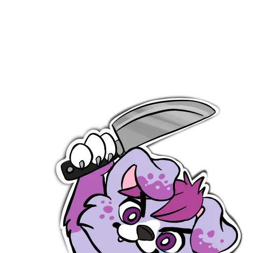 🔪 Стикер «Secret puppies» для Telegram