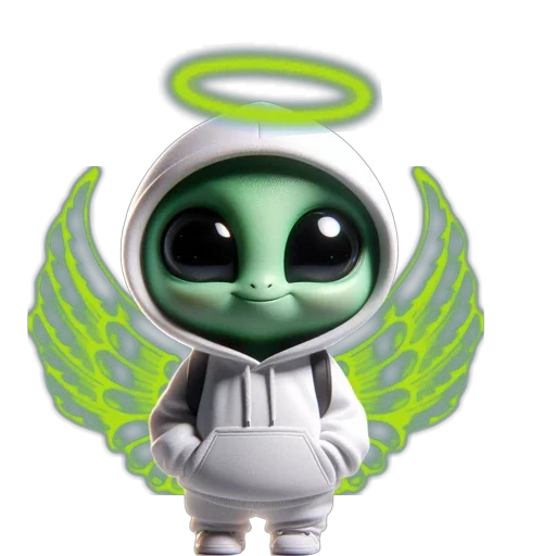 👽 Стикер «Инопланетянин» для Telegram