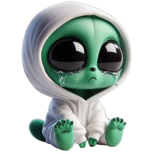 👽 Стикер «Инопланетянин» для Telegram