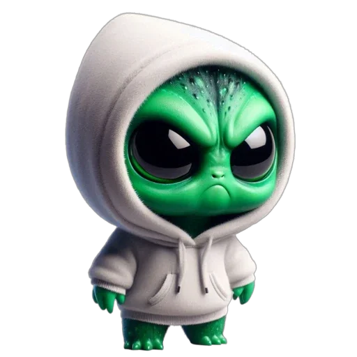 👽 Стикер «Инопланетянин» для Telegram