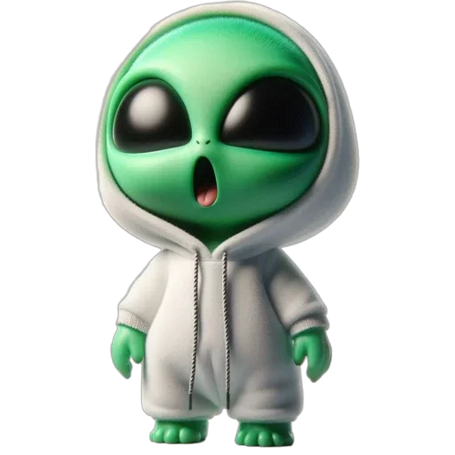 👽 Стикер «Инопланетянин» для Telegram