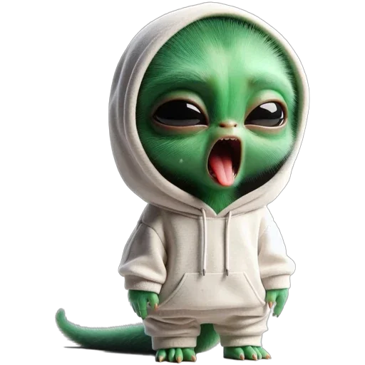 👽 Стикер «Инопланетянин» для Telegram