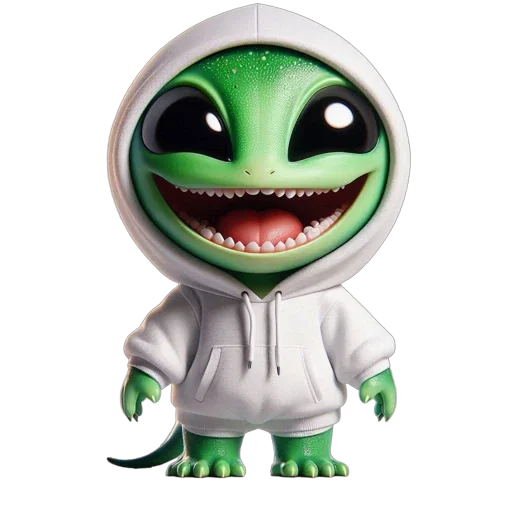 👽 Стикер «Инопланетянин» для Telegram