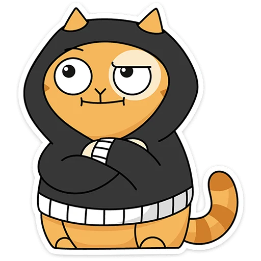 🐱 Стикер «Персик в Безопасности» для Telegram