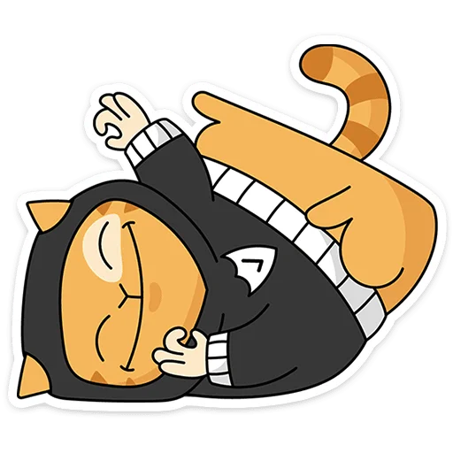🐱 Стикер «Персик в Безопасности» для Telegram