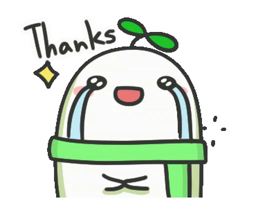 😇 Стикер «Seed Cute & Soft //» для Telegram