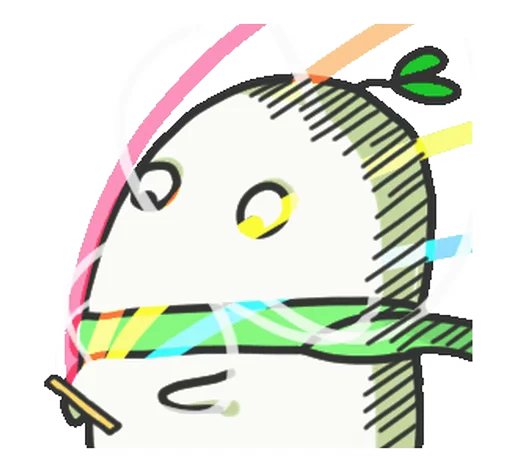 😨 Стикер «Seed Cute & Soft //» для Telegram
