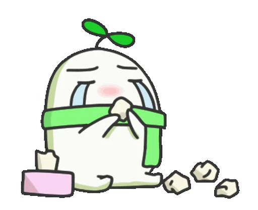 😭 Стикер «Seed Cute & Soft //» для Telegram