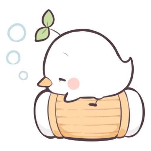 😴 Стикер «Птичка проросток» для Telegram
