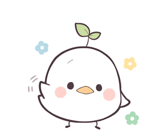 👋 Стикер «Seedling Bird» для Telegram