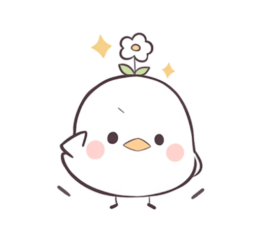 👌 Стикер «Seedling Bird» для Telegram