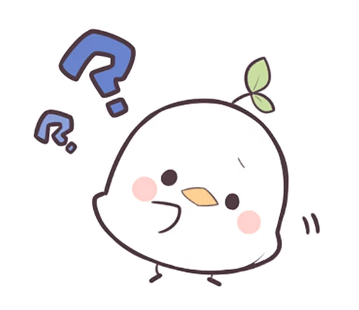 ❓ Стикер «Seedling Bird» для Telegram