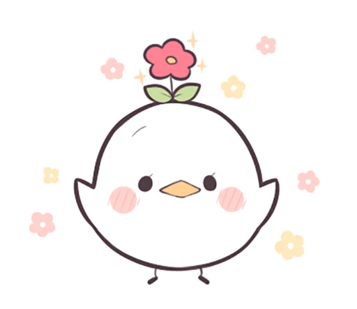 😃 Стикер «Seedling Bird» для Telegram