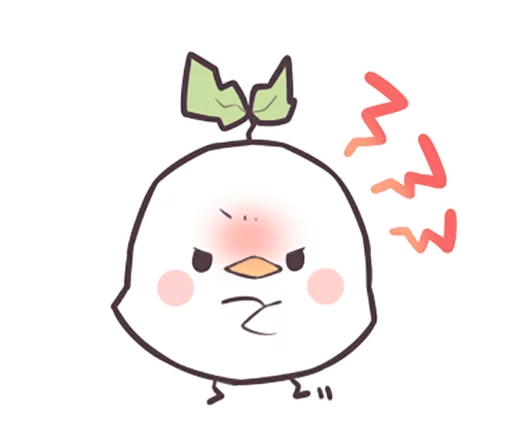 😠 Стикер «Seedling Bird» для Telegram