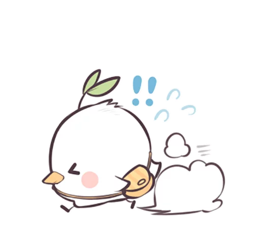 🏃 Стикер «Seedling Bird» для Telegram