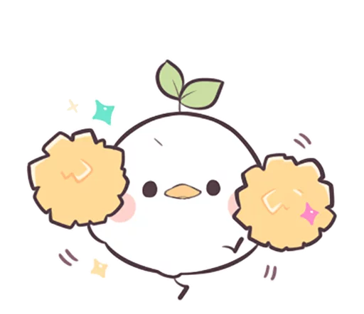 ✊ Стикер «Seedling Bird» для Telegram