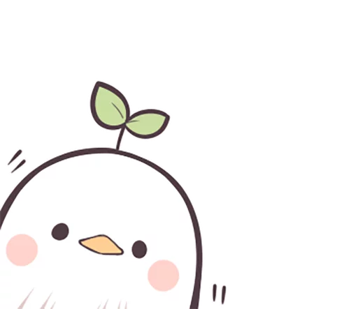 👀 Стикер «Seedling Bird» для Telegram