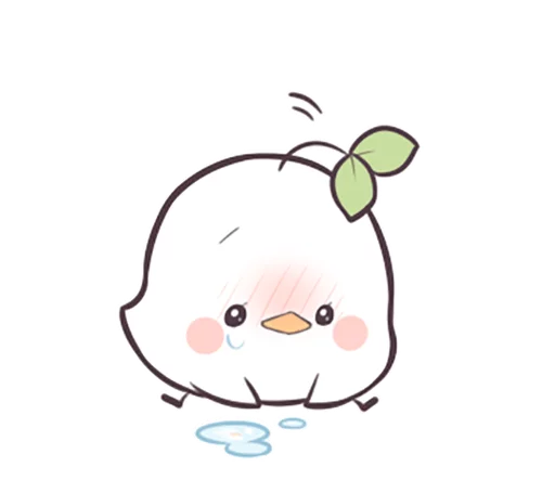 😭 Стикер «Seedling Bird» для Telegram
